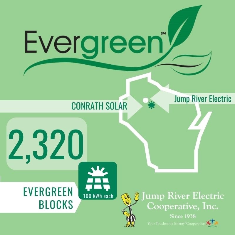 Evergreen Program Jump River Electric Cooperative