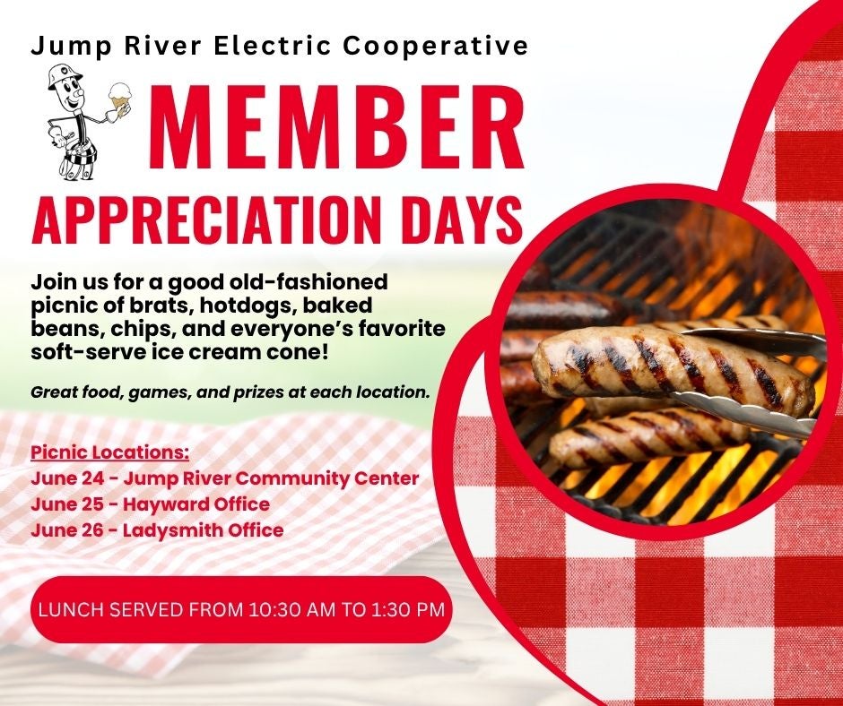 Member Appreciation Event dates in June