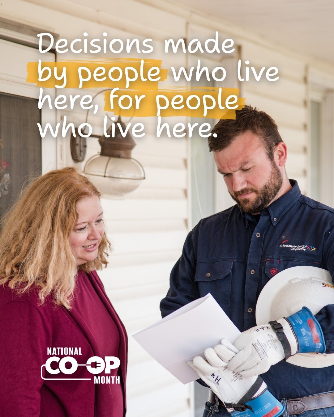 Decisions made by people who live here for people who live here.